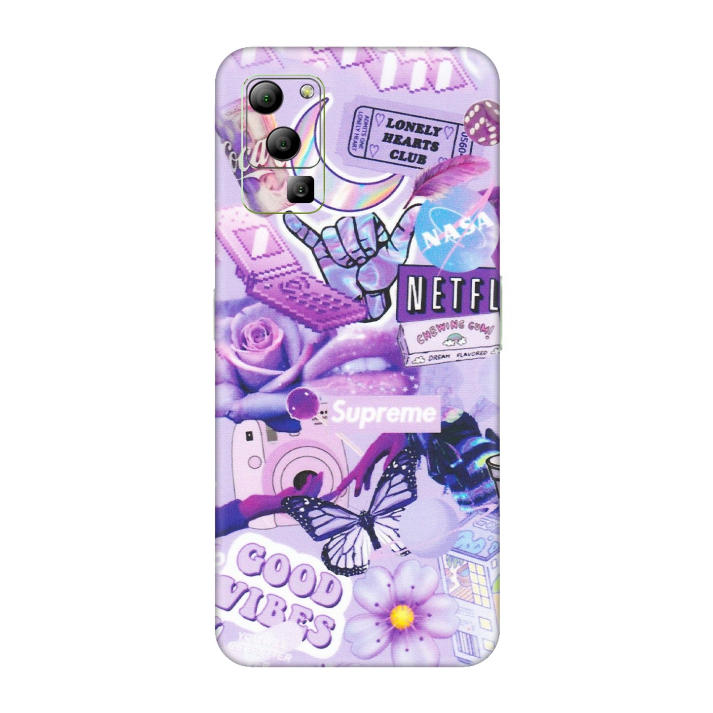 Lava Phone Skins (All Models) - Supreme Purple Magic - Matte Finish (M-88) LAVA Blaze (5G)