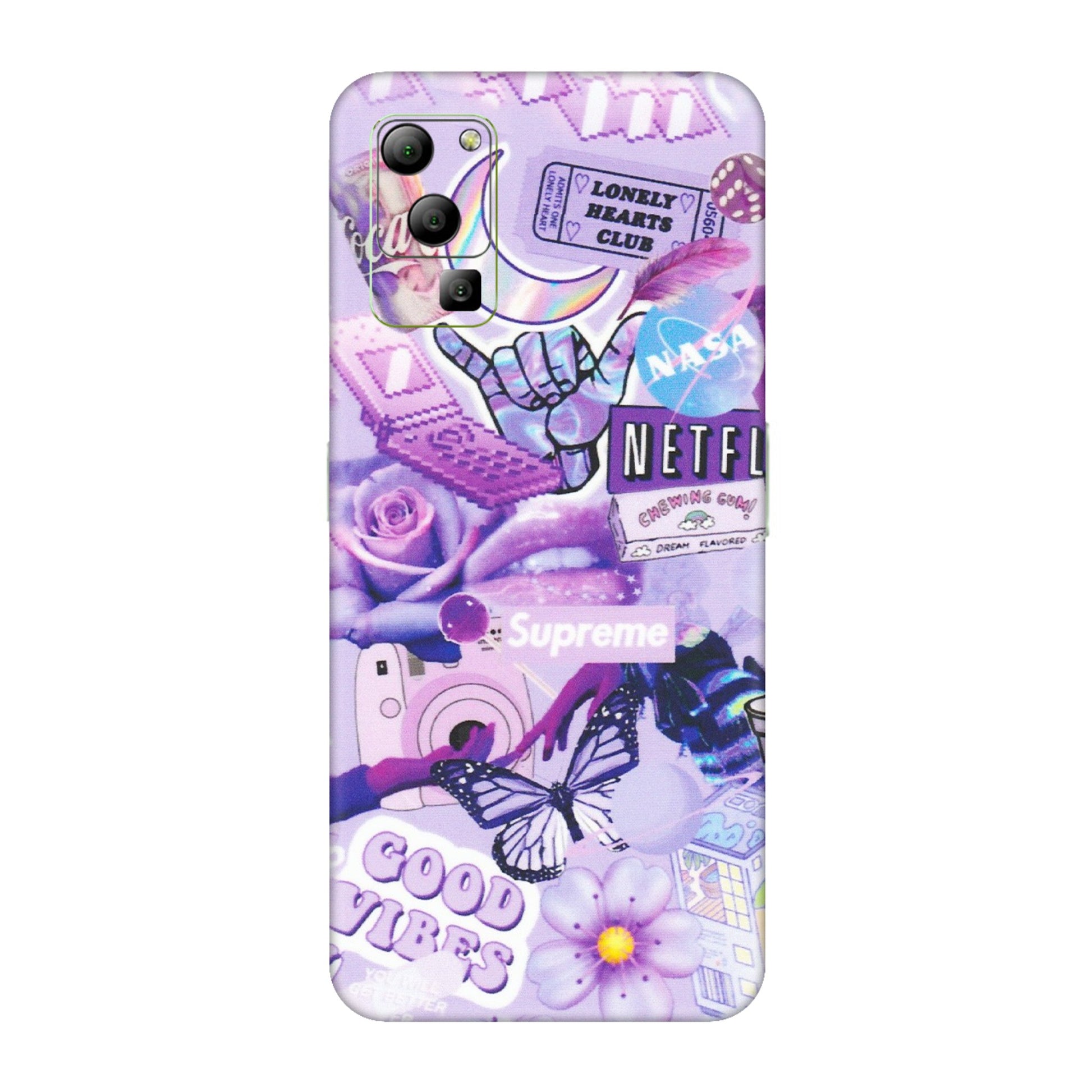 Lava Phone Skins (All Models) - Supreme Purple Magic - Matte Finish (M-88) LAVA Blaze (5G)