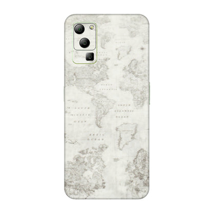 Lava Phone Skins (All Models) - World Travel Map - Transparent Finish (T-04) LAVA Blaze (5G)