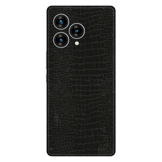 Lava Phone Skins (All Models) - Snake Leather Black - 3D Embossed Finish (L-107) LAVA Blaze Curve (5G)