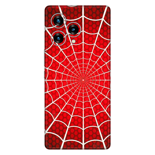 Lava Phone Skins (All Models) - Classic Spidey Web - 3D Embossed Finish (L-115) LAVA Blaze Curve (5G)