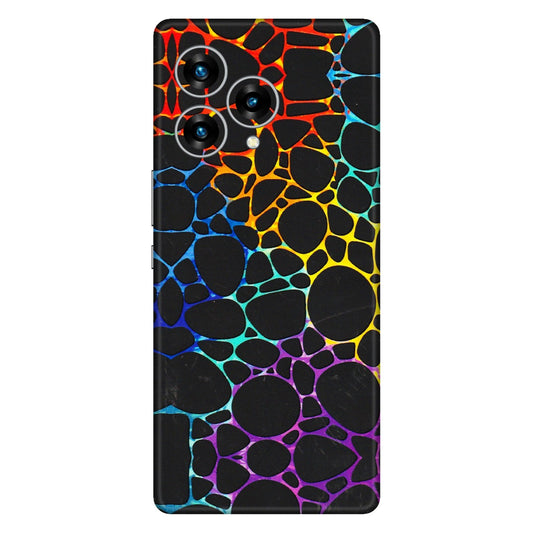 Lava Phone Skins (All Models) - Abstract Art MultiColour - 3D Embossed Finish (L-133) LAVA Blaze Curve (5G)