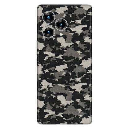 Lava Phone Skins (All Models) - Black/Grey Camoflaunge - 3D Embossed Finish (L-142) LAVA Blaze Curve (5G)