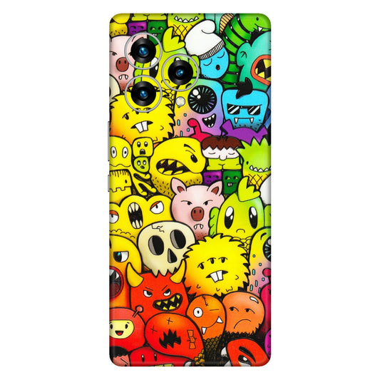 Lava Phone Skins (All Models) - Angry Funkies - 3D Embossed Finish (L-169) LAVA Blaze Curve (5G)