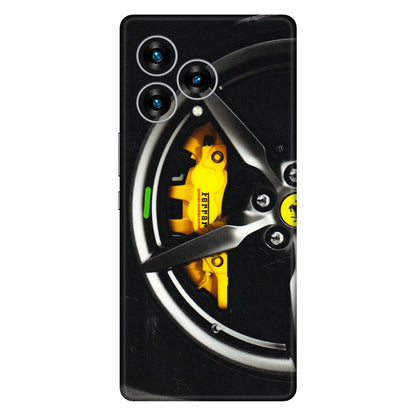 Lava Phone Skins (All Models) - Ferrari Wheel Alloy - 3D Embossed Finish (L-173) LAVA Blaze Curve (5G)