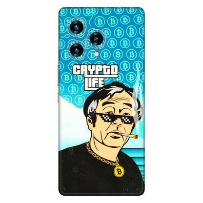 Lava Phone Skins (All Models) - Crypto Thug Life - 3D Embossed Finish (L-179) LAVA Blaze Curve (5G)