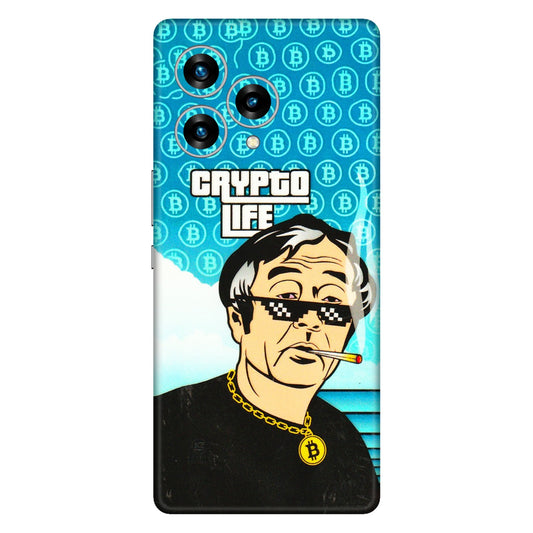 Lava Phone Skins (All Models) - Crypto Thug Life - 3D Embossed Finish (L-179) LAVA Blaze Curve (5G)