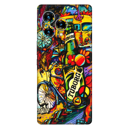 Lava Phone Skins (All Models) - Cool Beer Bottle - 3D Embossed Finish (L-193) LAVA Blaze Curve (5G)