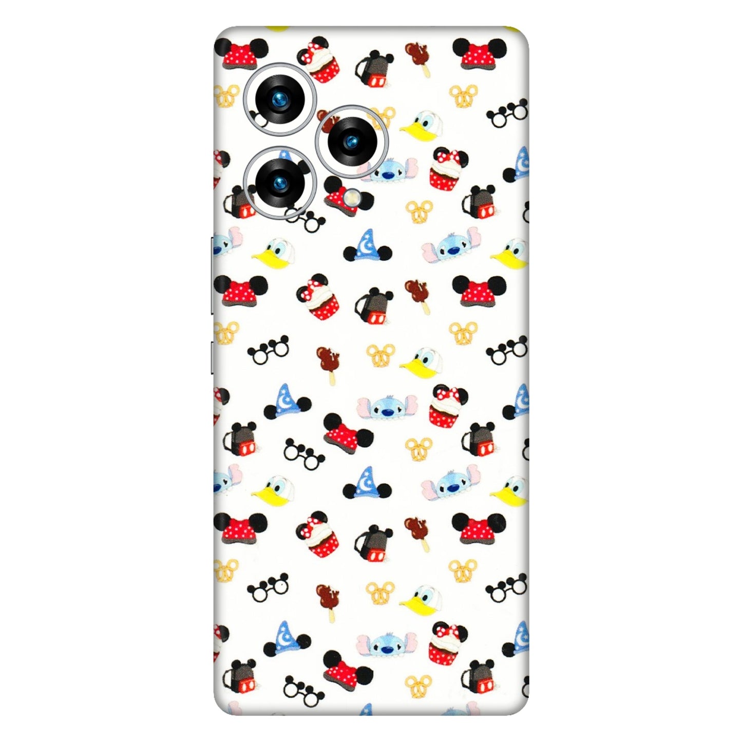 Lava Phone Skins (All Models) - Minnie Mouse & Donald Doodles s - 3D Embossed Finish (L-194) LAVA Blaze Curve (5G)