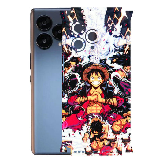 Lava Phone Skins (All Models) - Luffy Anime Character - 3D Embossed Finish (L-203) LAVA Blaze Curve (5G)