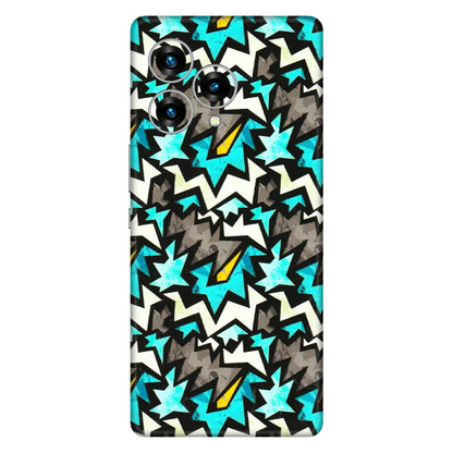 Lava Phone Skins (All Models) - Funky Zig Zag - 3D Embossed Finish (L-223) LAVA Blaze Curve (5G)