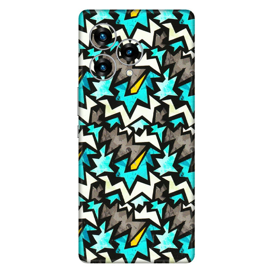 Lava Phone Skins (All Models) - Funky Zig Zag - 3D Embossed Finish (L-223) LAVA Blaze Curve (5G)