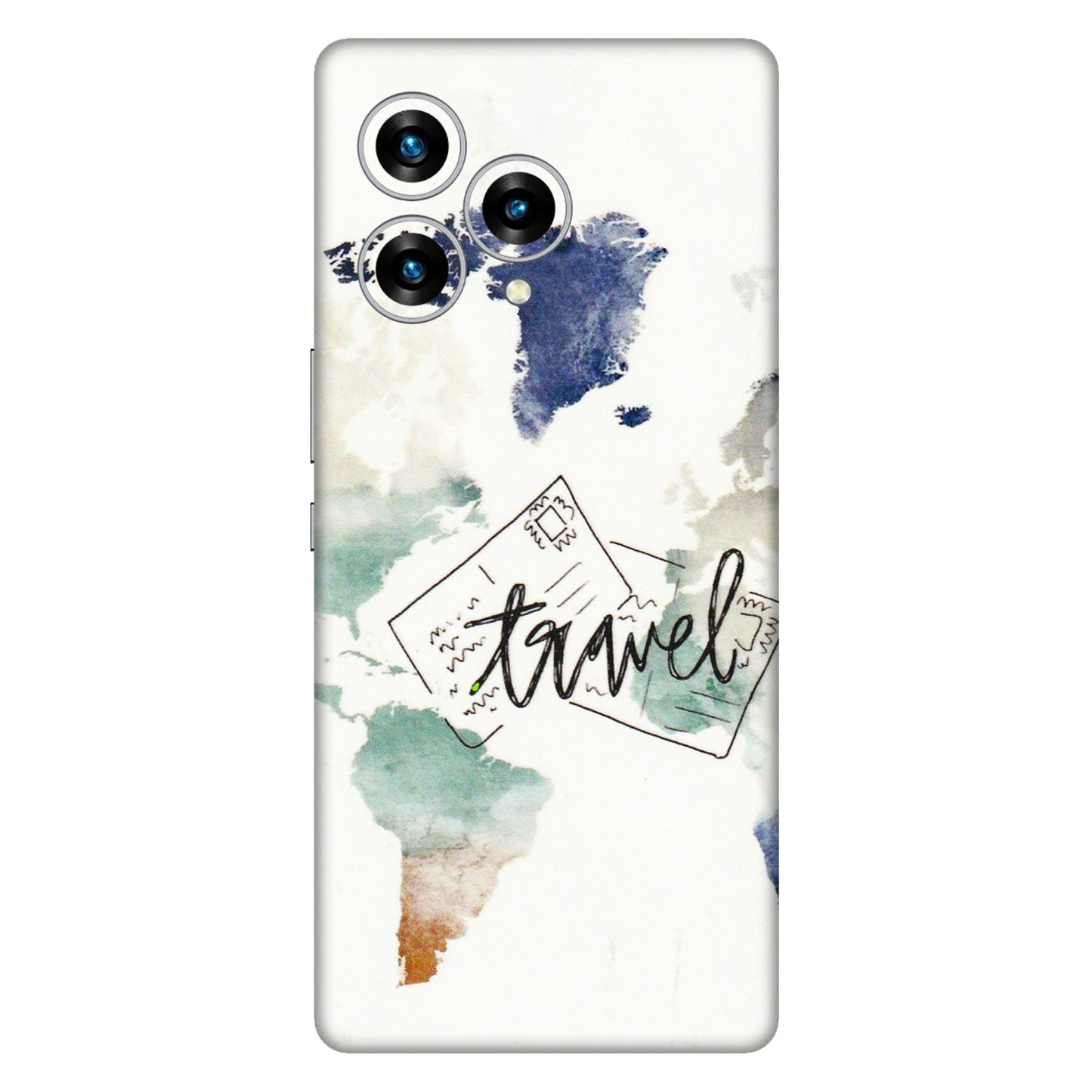 Lava Phone Skins (All Models) - Travel The World - 3D Embossed Finish (L-232) LAVA Blaze Curve (5G)