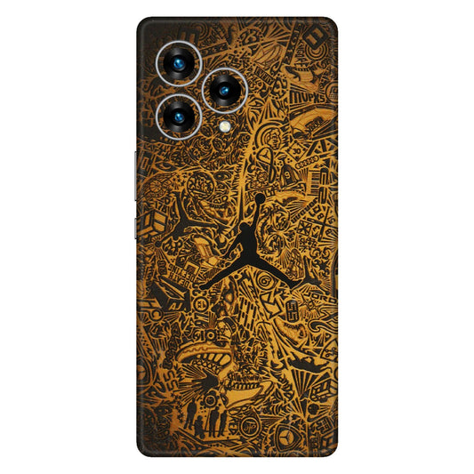 Lava Phone Skins (All Models) - Premium Gold Basketball Player - 3D Embossed Finish (L-236) LAVA Blaze Curve (5G)