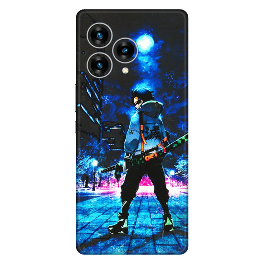 Lava Phone Skins (All Models) - Demon Slayer Sword - 3D Embossed Finish (L-247) LAVA Blaze Curve (5G)