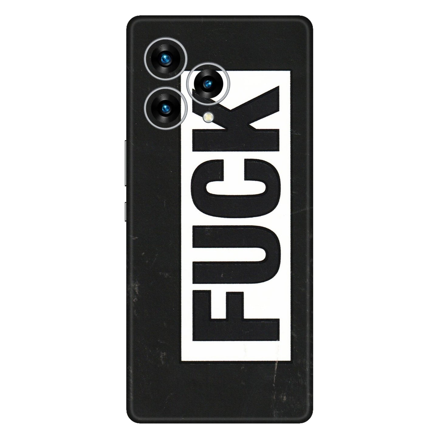 Lava Phone Skins (All Models) - The F Word - 3D Embossed Finish (L-255) LAVA Blaze Curve (5G)