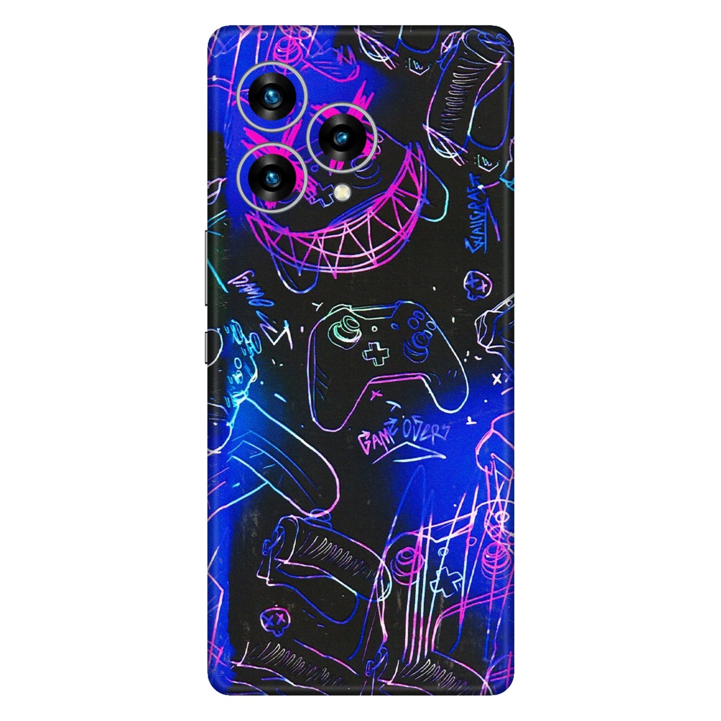 Lava Phone Skins (All Models) - Gamers Paradise - 3D Embossed Finish (L-258) LAVA Blaze Curve (5G)