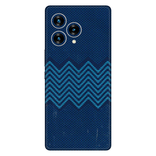 Lava Phone Skins (All Models) - Blue Sober Waves - 3D Embossed Finish (L-306) LAVA Blaze Curve (5G)