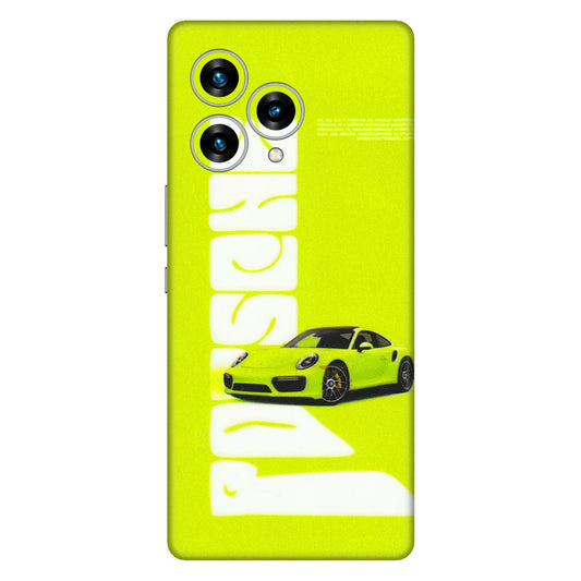 Lava Phone Skins (All Models) - Lime Green Porche - 3D Embossed Finish (L-30) LAVA Blaze Curve (5G)