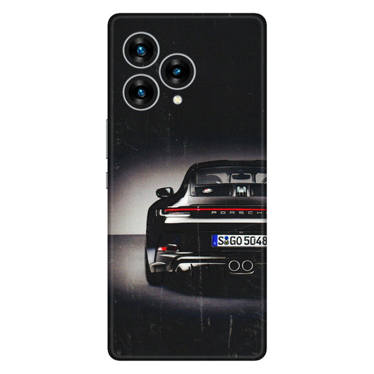 Lava Phone Skins (All Models) - New Black Porsche GT3 - 3D Embossed Finish (L-327) LAVA Blaze Curve (5G)