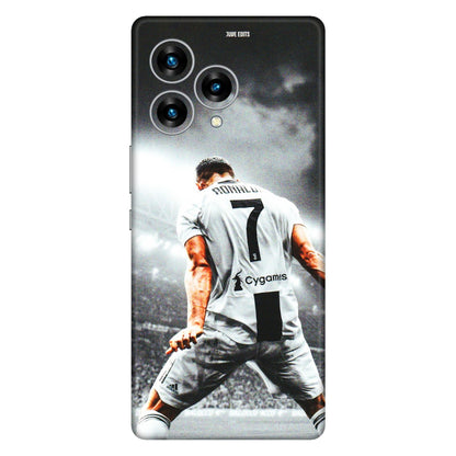 Lava Phone Skins (All Models) - Ronaldo CR7 Crazy - 3D Embossed Finish (L-44) LAVA Blaze Curve (5G)