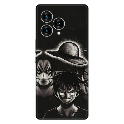 Lava Phone Skins (All Models) - Black Luffy Hat - 3D Embossed Finish (L-57) LAVA Blaze Curve (5G)