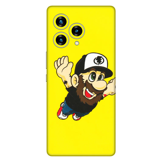 Lava Phone Skins (All Models) - Flying Beardo - 3D Embossed Finish (L-60) LAVA Blaze Curve (5G)
