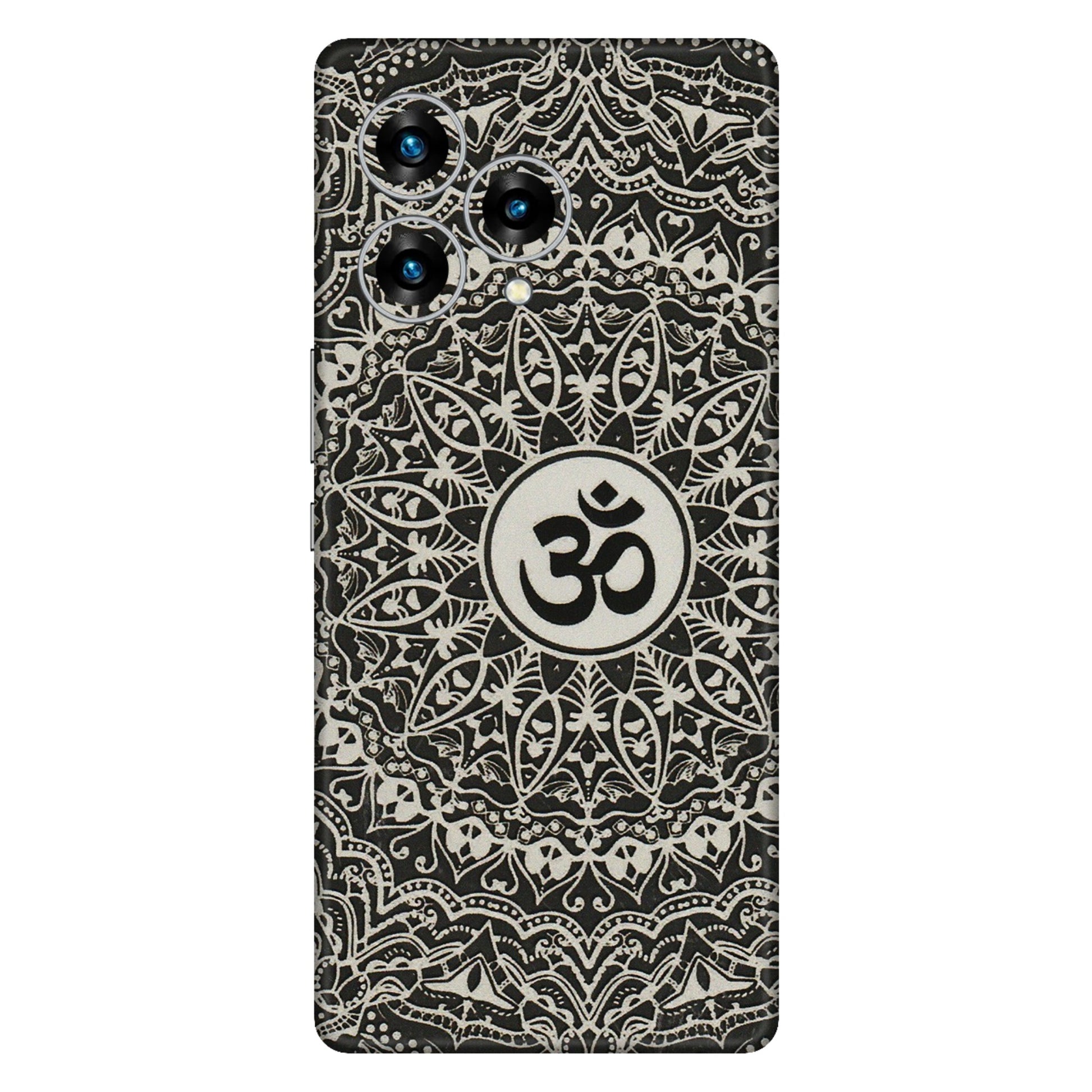 Lava Phone Skins (All Models) - Aum Elegant Mandala - 3D Embossed Finish (L-62) LAVA Blaze Curve (5G)
