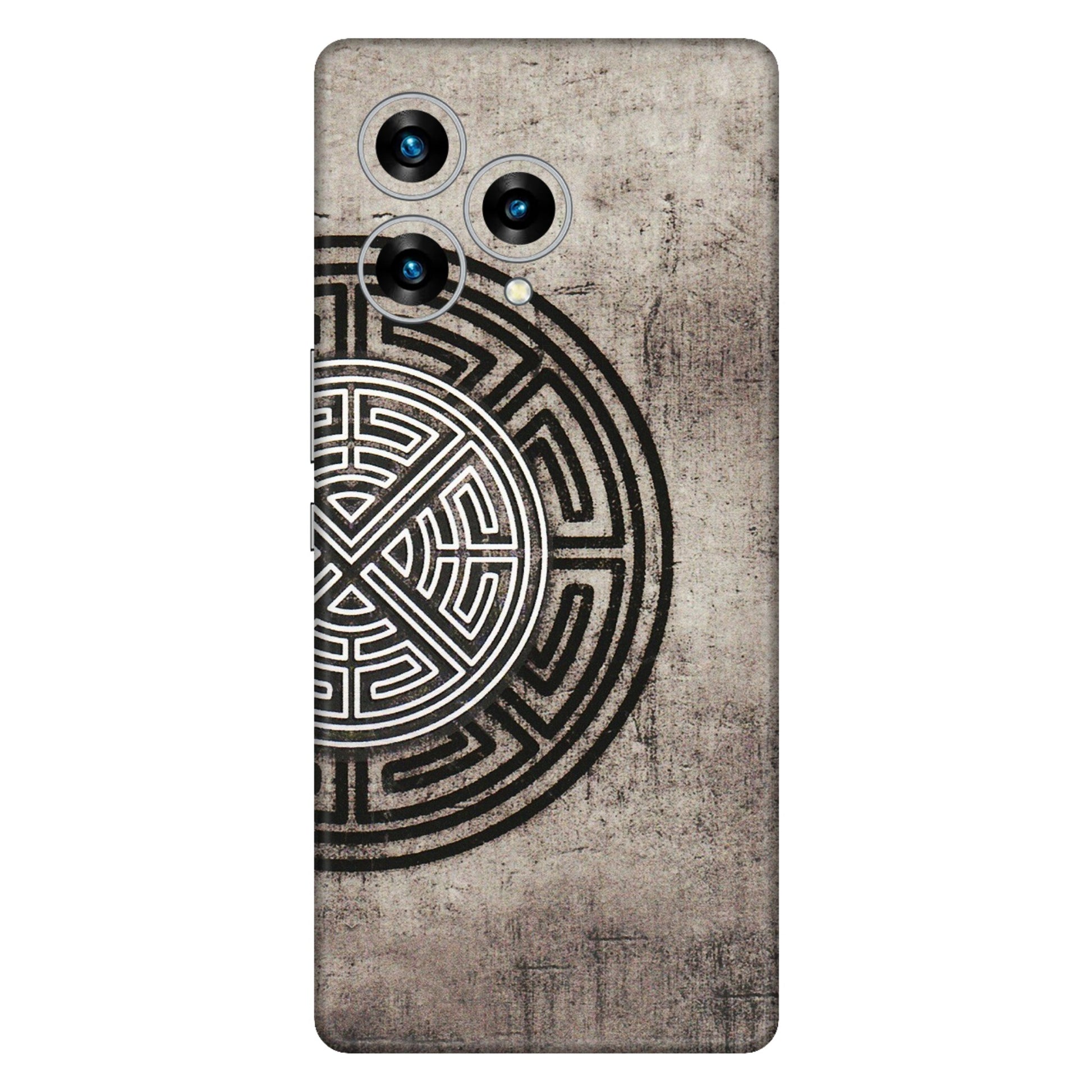 Lava Phone Skins (All Models) - Mysterious Circular Design - 3D Embossed Finish (L-63) LAVA Blaze Curve (5G)