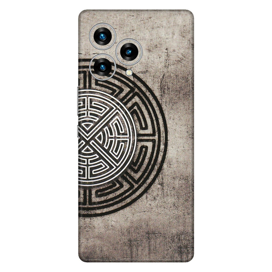 Lava Phone Skins (All Models) - Mysterious Circular Design - 3D Embossed Finish (L-63) LAVA Blaze Curve (5G)