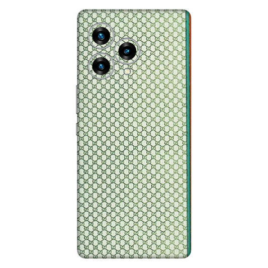 Lava Phone Skins (All Models) - Gucci Fabric Pattern - 3D Embossed Finish (L-73) LAVA Blaze Curve (5G)