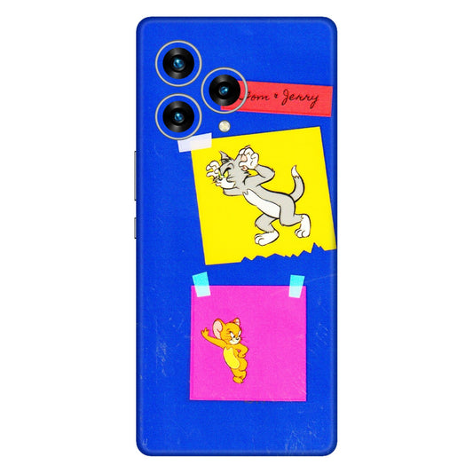 Lava Phone Skins (All Models) - Tom N Jerry Sticky Notes - 3D Embossed Finish (L-88) LAVA Blaze Curve (5G)