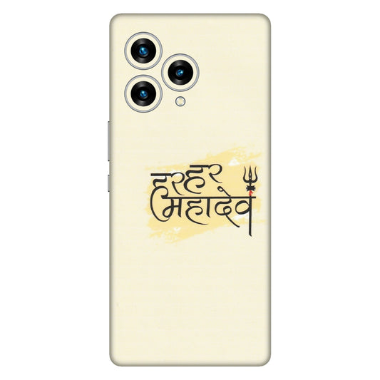 Lava Phone Skins (All Models) - Har Har Mahadev - Matte Finish (M-10) LAVA Blaze Curve (5G)