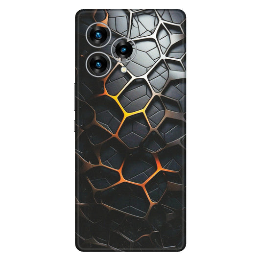 Lava Phone Skins (All Models) - New Abstract Graphite Tiles - Matte Finish (M-130) LAVA Blaze Curve (5G)