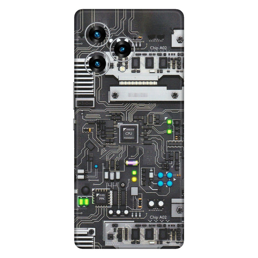 Lava Phone Skins (All Models) - Motherboard Internals - Matte Finish (M-135) LAVA Blaze Curve (5G)