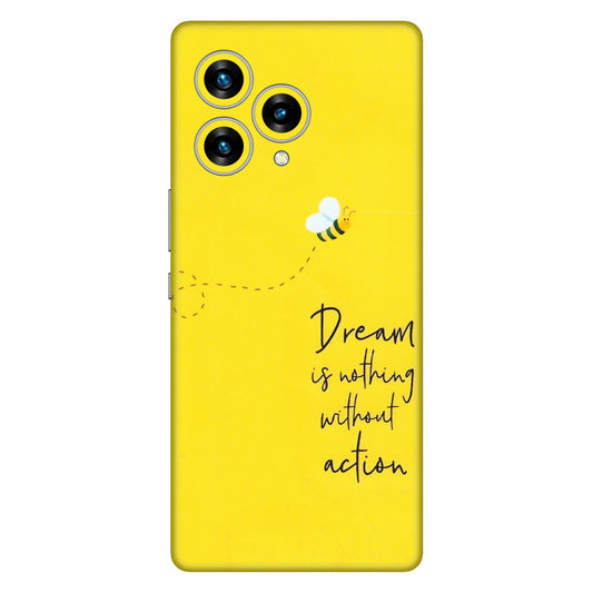 Lava Phone Skins (All Models) - Dream Is Nothing Without Action - Matte Finish (M-138) LAVA Blaze Curve (5G)