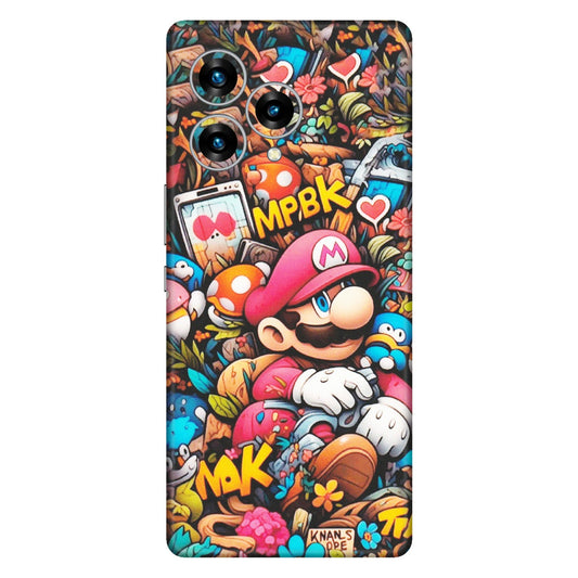 Lava Phone Skins (All Models) - Super Mario Bros Artistic - Matte Finish (M-173) LAVA Blaze Curve (5G)