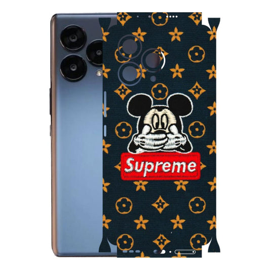 Lava Phone Skins (All Models) - Mickey Supreme - Matte Finish (M-83) LAVA Blaze Curve (5G)
