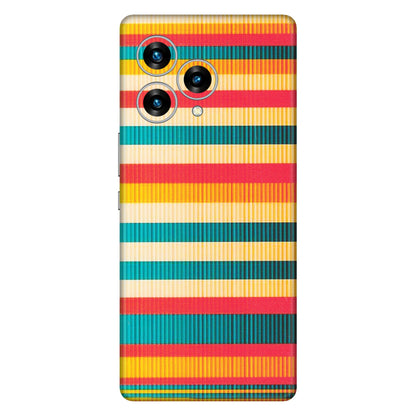 Lava Phone Skins (All Models) - Colourful Stripes Soothing Effect - Matte Finish (M-86) LAVA Blaze Curve (5G)