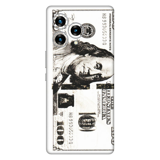 Lava Phone Skins (All Models) - 100 Dollar Currency - Transparent Finish (T-01) LAVA Blaze Curve (5G)