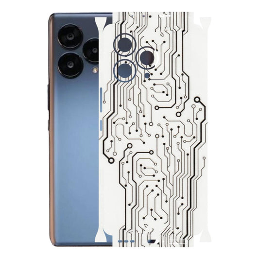 Lava Phone Skins (All Models) - Tech Circuits - Transparent Finish (T-03) LAVA Blaze Curve (5G)