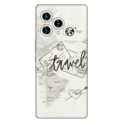 Lava Phone Skins (All Models) - Travel Ticket - Transparent Finish (T-06) LAVA Blaze Curve (5G)