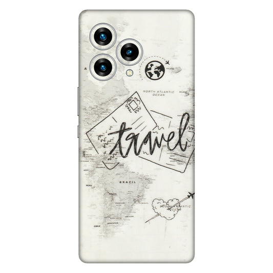 Lava Phone Skins (All Models) - Travel Ticket - Transparent Finish (T-06) LAVA Blaze Curve (5G)