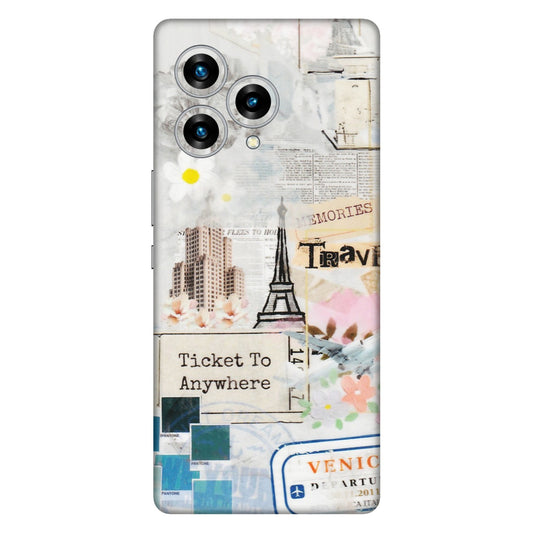 Lava Phone Skins (All Models) - Travel Memories - Transparent Finish (T-09) LAVA Blaze Curve (5G)