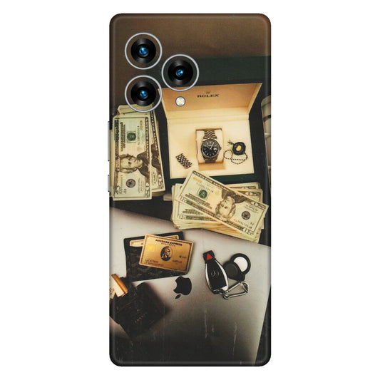 Lava Phone Skins (All Models) - Luxury Lifestyle - Transparent Finish (T-11) LAVA Blaze Curve (5G)