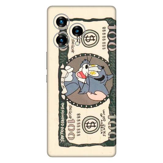 Lava Phone Skins (All Models) - One Hundred Dollar Tom - Transparent Finish (T-16) LAVA Blaze Curve (5G)