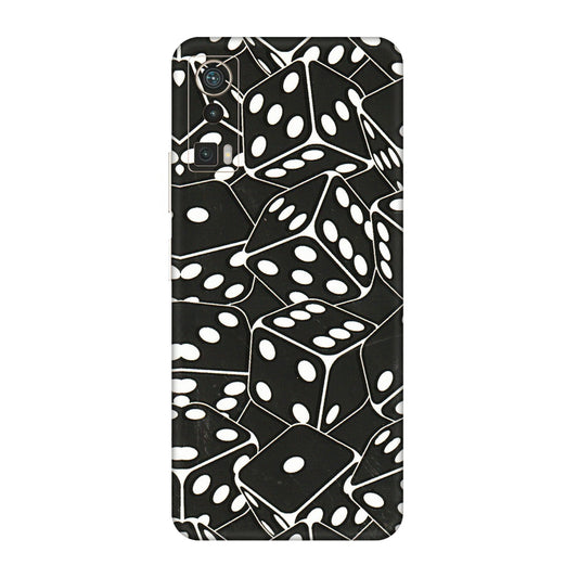 Lava Phone Skins (All Models) - Big Black Dices - 3D Embossed Finish (L-106) LAVA Blaze Pro