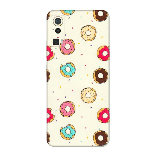 Lava Phone Skins (All Models) - Mini Donuts Doodle Art - 3D Embossed Finish (L-122) LAVA Blaze Pro