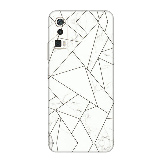 Lava Phone Skins (All Models) - Luxury White Marble Effect - 3D Embossed Finish (L-168) LAVA Blaze Pro