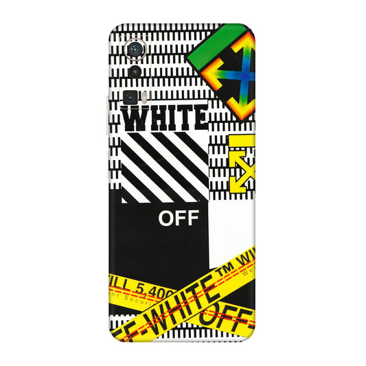 Lava Phone Skins (All Models) - White Off Abstract - 3D Embossed Finish (L-172) LAVA Blaze Pro